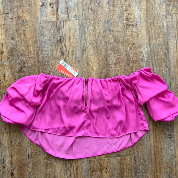 GIANNI BINI becca off shoulder BLOUSE TOP - Picture 4 of 5